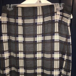 Plaid flannel skirt, Hawthorn Size S